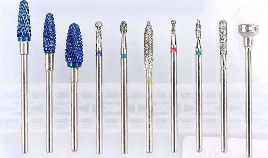 broca adecuada para el cuidado profesional de las cutículas