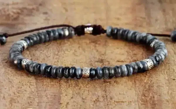 joyería para hombres elegancia con piedras naturales pulsera